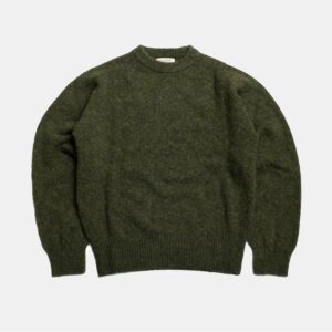 Shaggy Shetland Sweater Pine Shadow