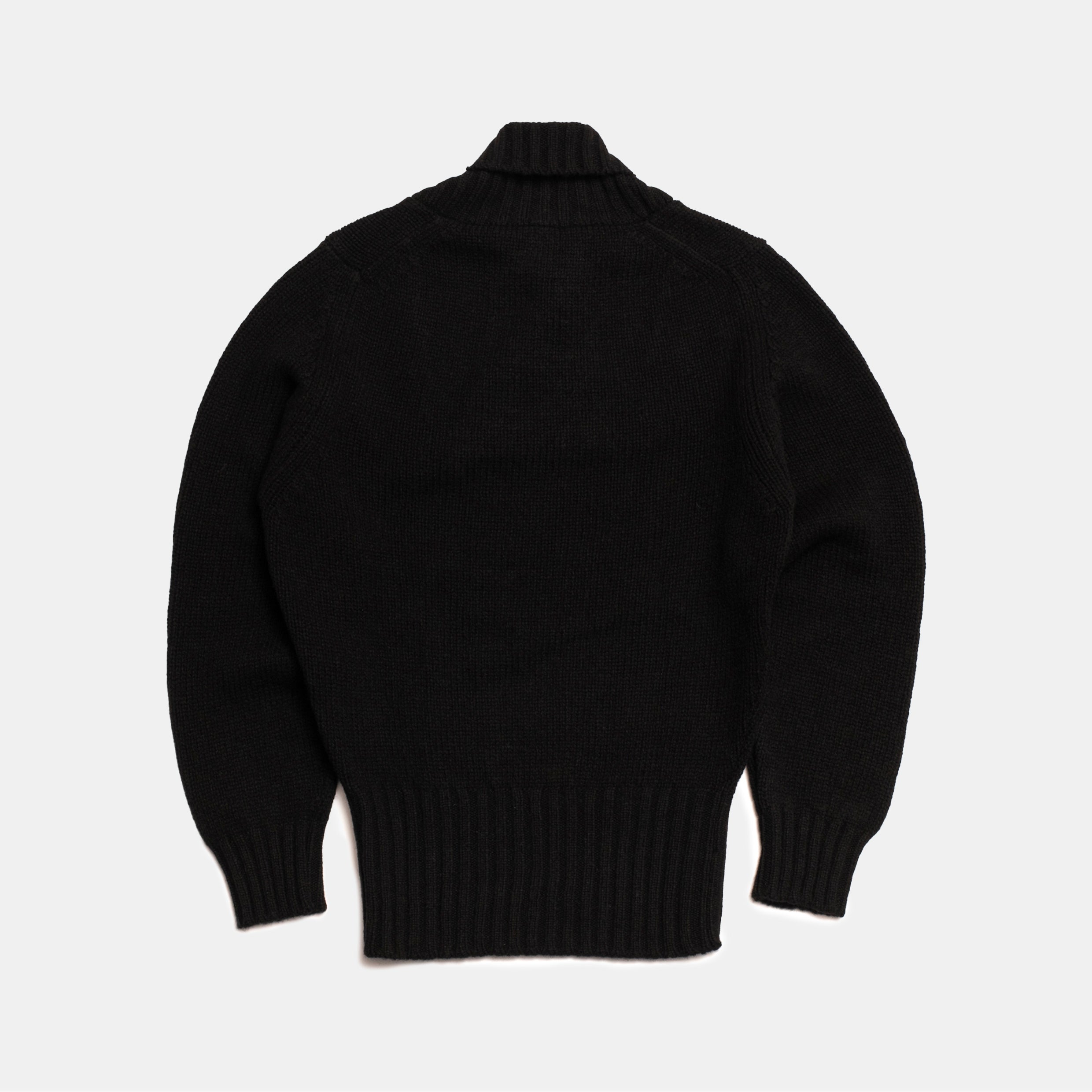 RAF Shawl Collar Pullover Black - Image 5