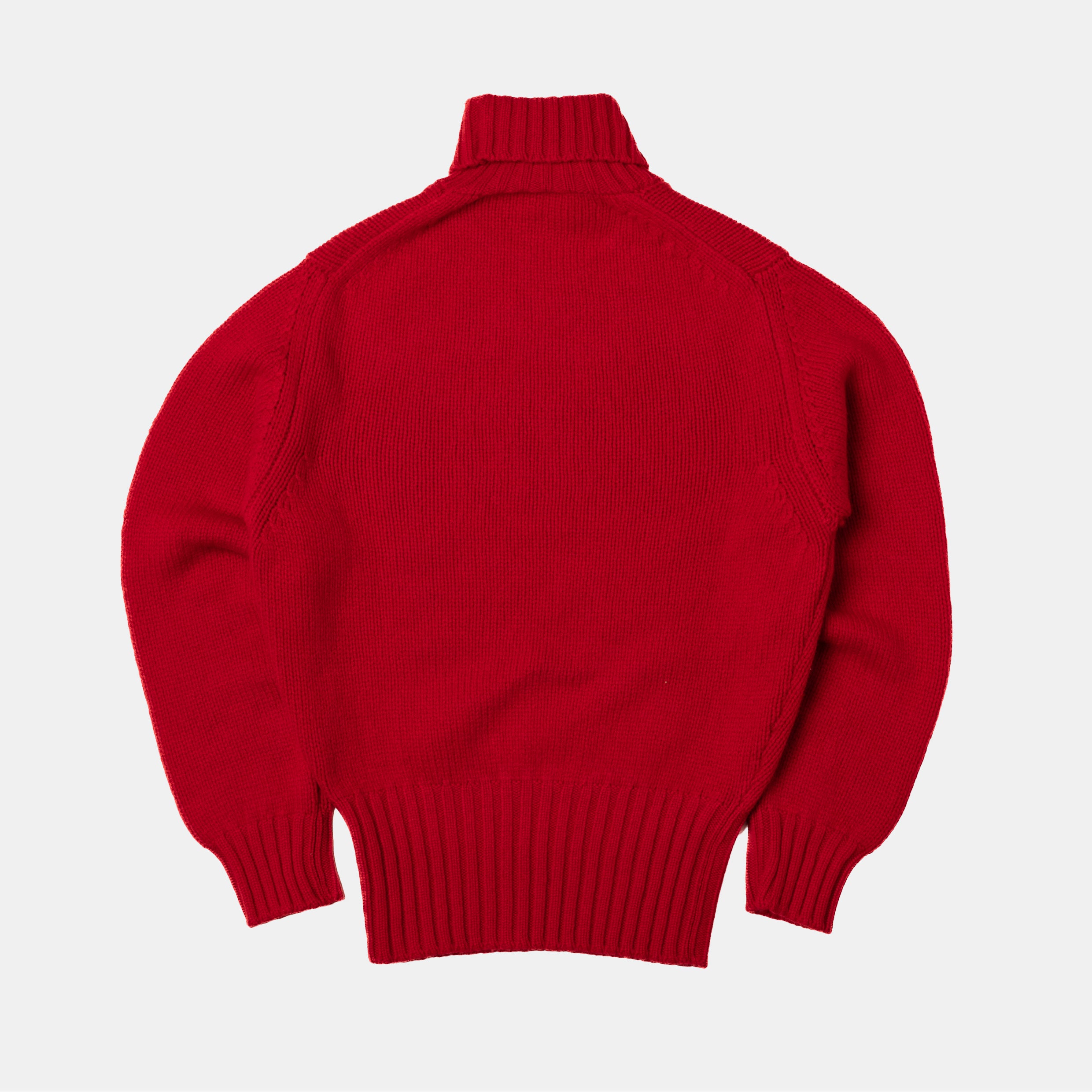 RAF Rollneck Pullover Red - Image 4
