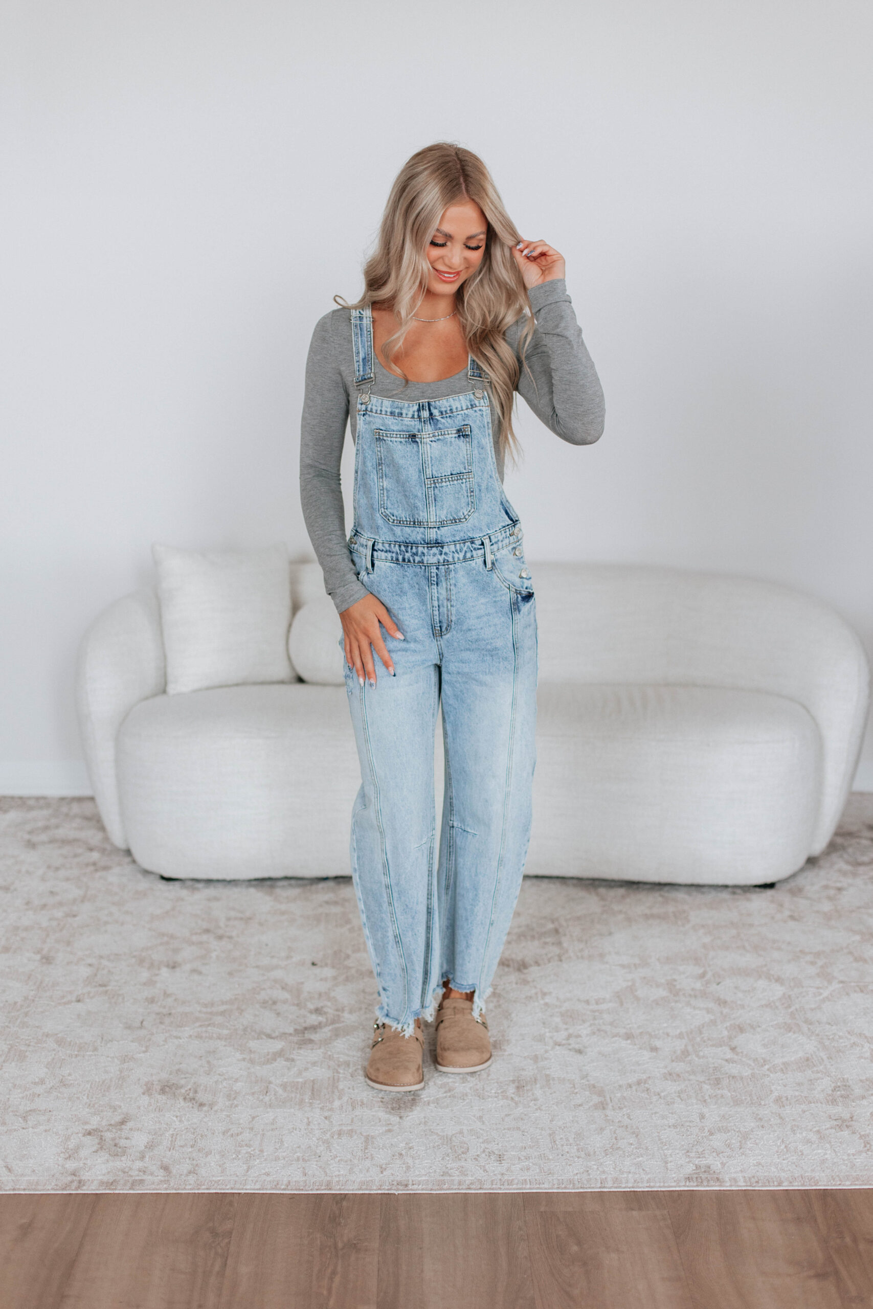 Debby Saige Denim Overalls - Image 3
